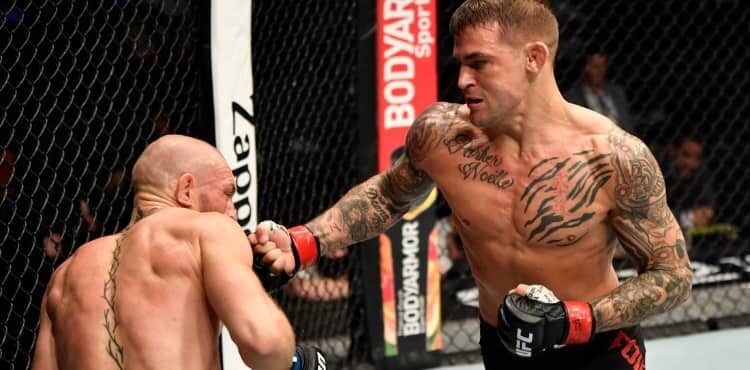 Dustin Poirier puts down Conor McGregor at UFC 257